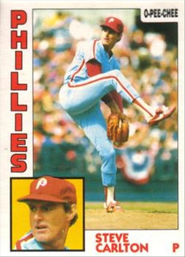 1984 O-Pee-Chee Baseball Cards 214     Steve Carlton